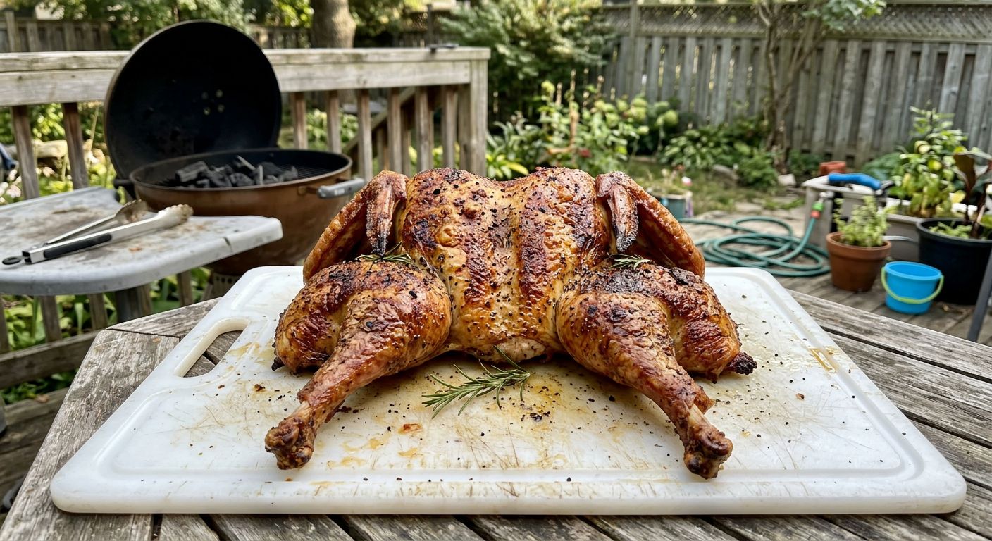 Smoked Turkey with Crispy Skin: The High-Heat 'Dry Brine' Method