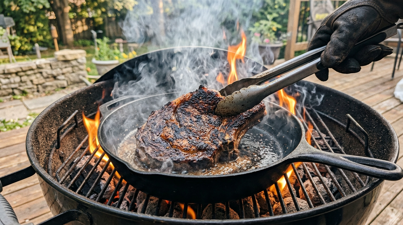 The Reverse Sear Ribeye: Forget the Gray Band