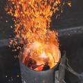 Relighting Spent Charcoal Safely: Sorting and Ash Control
